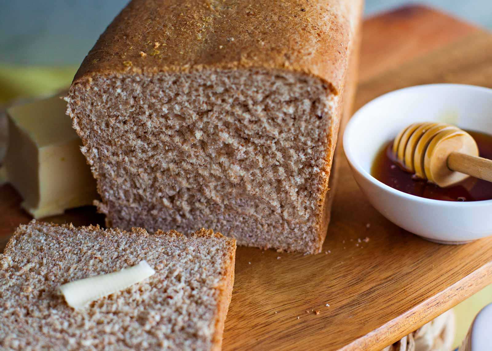 El perfecto pan de molde casero 100% integral