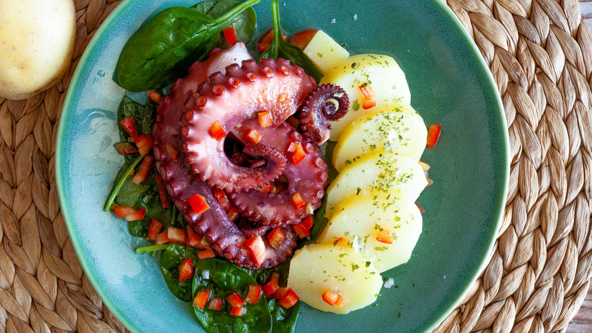 Pulpo a la plancha con patata resistente | LA COCINA SANA